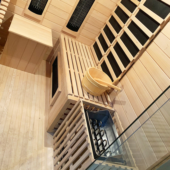 Smartmak® 2 People Indoor Hybrid Sauna - Relax 2