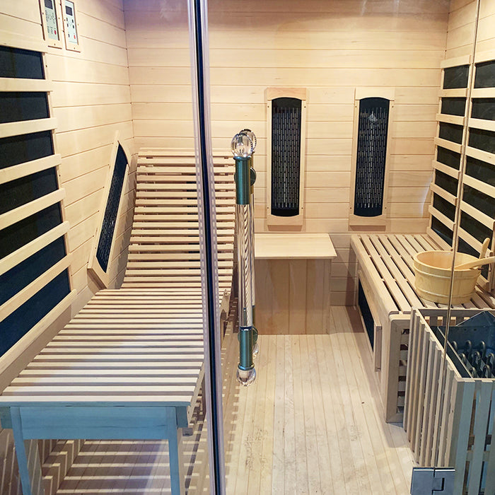 Smartmak® Steam and Far-infrared Hybrid Sauna - Refresh 2