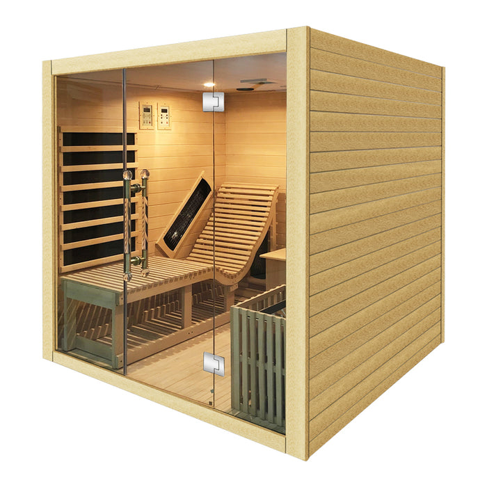 Smartmak® Steam and Far-infrared Dual-purpose Sauna Luxury 2