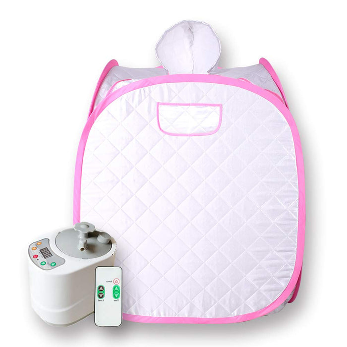 Smartmak Portable Steam Sauna Kit, Include Tent with Hat and 2L Steamer