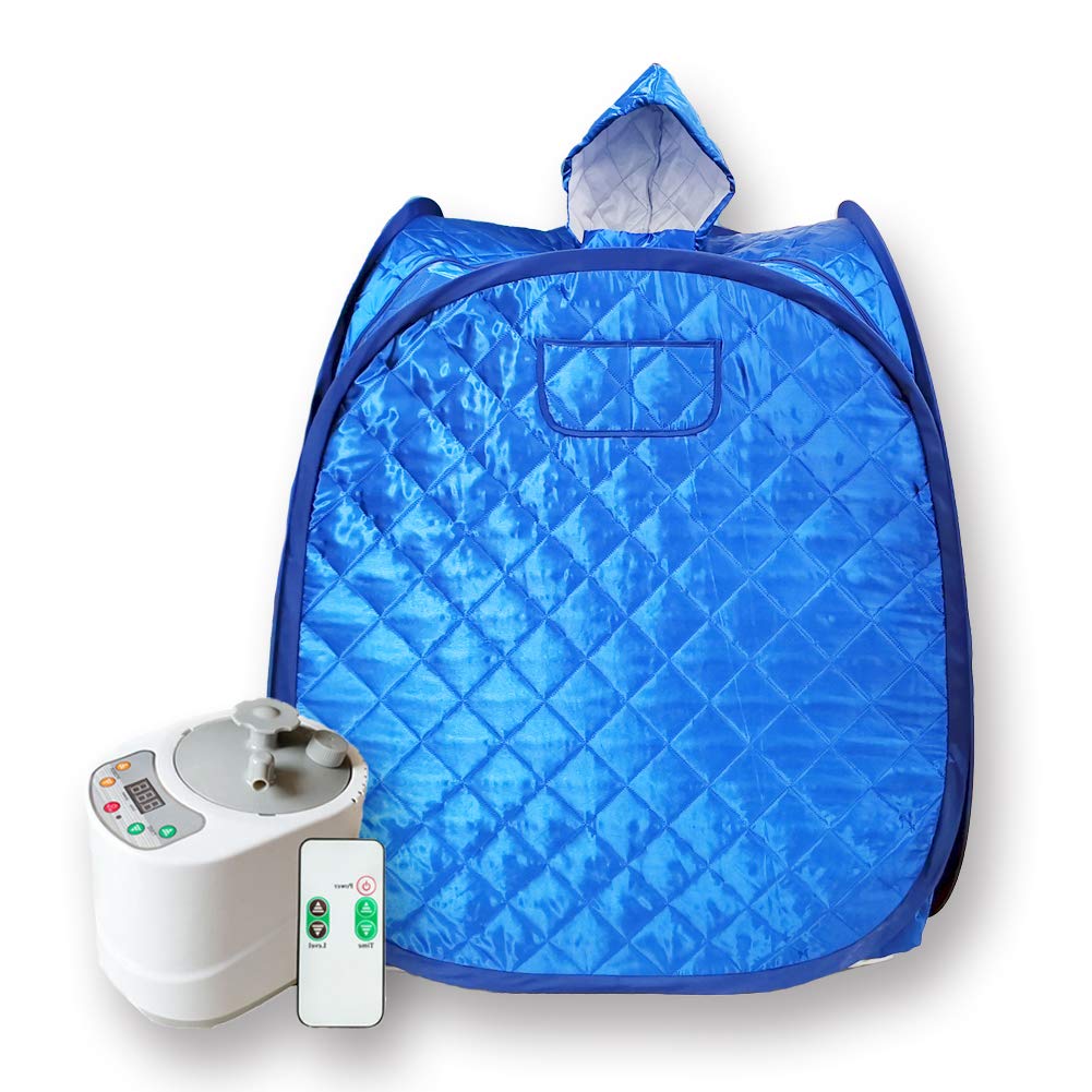 Smartmak Portable Sauna Kit, Include Tent with Hat and 2L Steamer – 