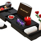Smartmak Natural Bamboo Bathtub Caddy