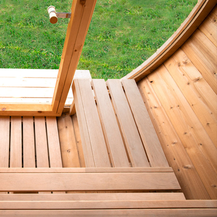 Smartmak® 2-3 Person Barrel Sauna - Barrel 8