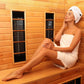 2023 Far Infrared Sauna Room Wood Sauna Low EMF Carbon Panel
